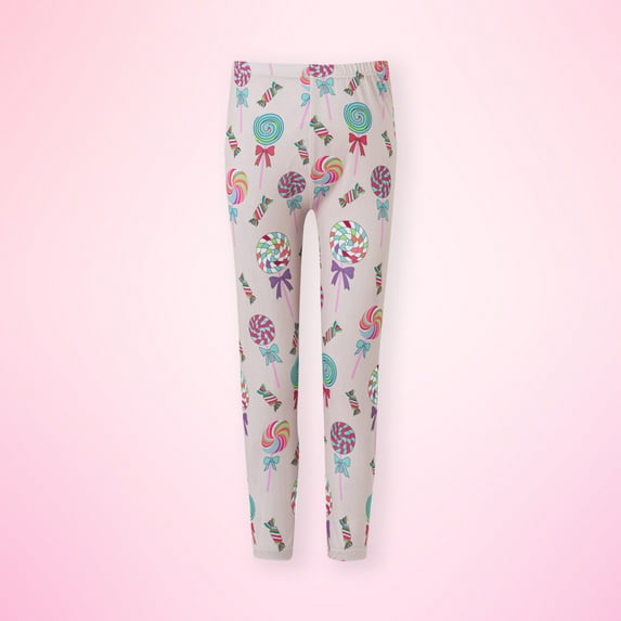 Utoimkio Toddler Baby Girls Cute Floral Print Legging Pants Cotton Basic Leggings for Kids Fitting Long Pants Toddler Girls Active Leggings