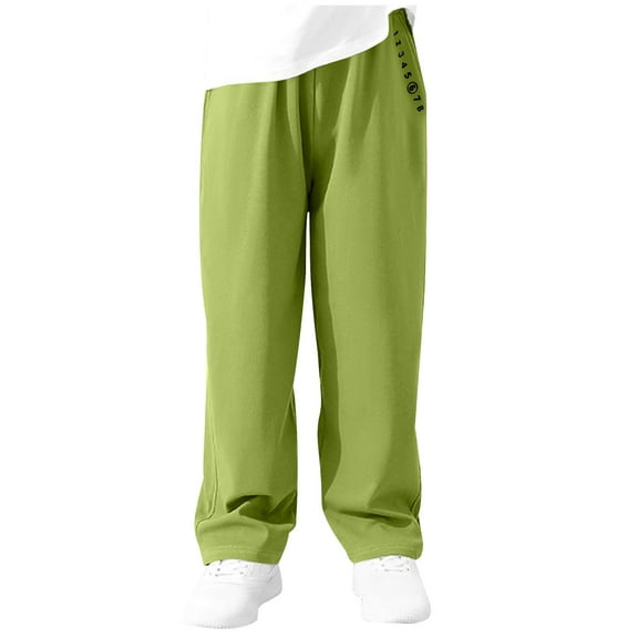 Utoimkio Toddler Boy Girls Sweatpants Active Jogger Pants Casual Pull On Pants Casual Sweat Pants Size 6-15T