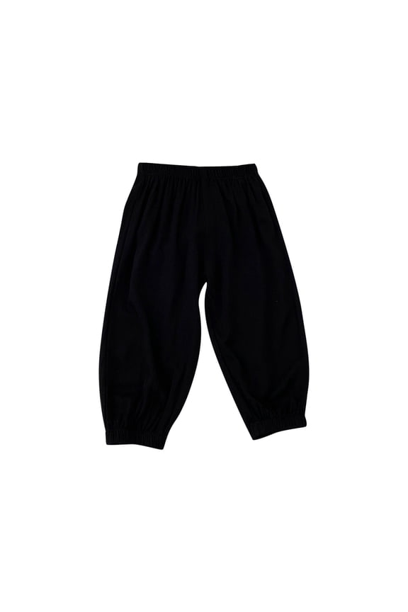 Toddler Kids Boy Girl Elastic Basic Harem Long Pants Bloomers Casual Joggers Size 2-13T