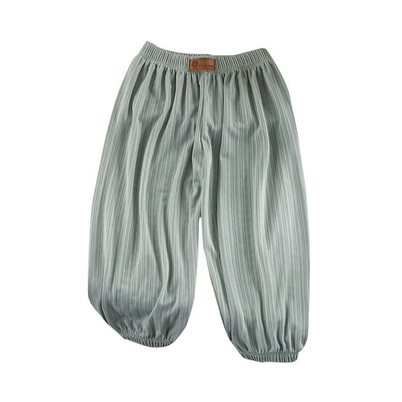 Utoimkio Toddler Kids Boy Girl Elastic Basic Harem Long Pants Bloomers Casual Joggers Size 2-14T