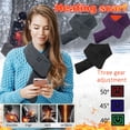 thumbnail image 1 of Utoimkio USB Heated Scarf Rechargeable Neck Heating Pad Warmer Winter Three Temp Settings Heated Scarf for Women Men(Without Power Bank), 1 of 6
