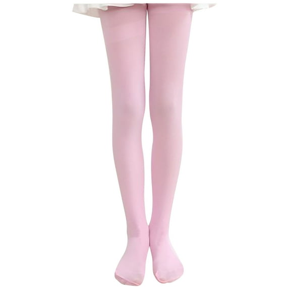 Utoimkio Ultra-Soft Footed Dance Sockings Ballet Tights Kids Super Elasticity School Uniform Dance Tights for Girls