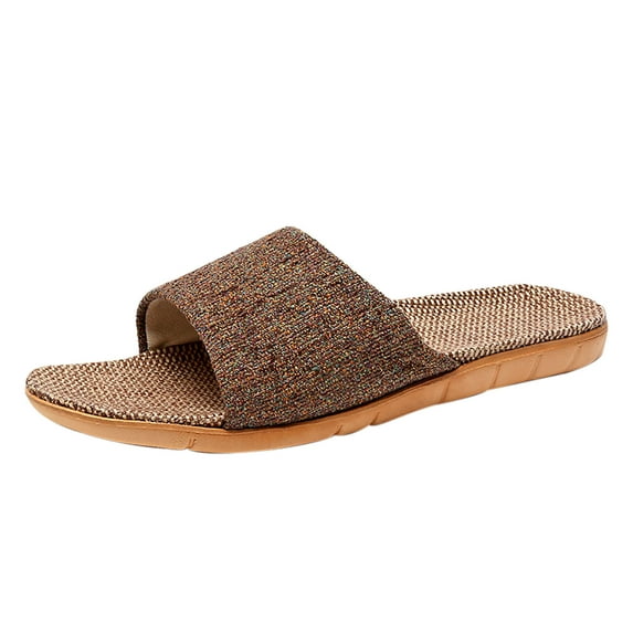 Utoimkio Wedge Sandals for Women Wide Width Womens Mens Color Slippers Super Soft Breathable-Slip Bedroom Home Slippers