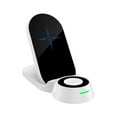 thumbnail image 1 of Utoimkio Wireless Charger,3 in 1 Qi-Certified Fast Charging Pad Compatible for Cell Phones and Watch,15W Max Foldable Fast Wireless Charging Stand, 1 of 5