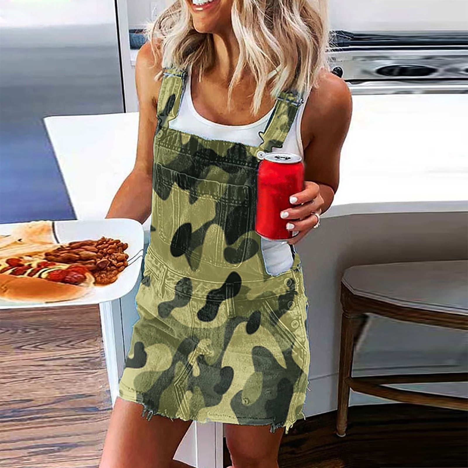 walmart denim overall dress Girl's Blakely Denim Overall Dress