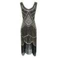 thumbnail image 1 of VerPetridure Women Dresses Sexy 2023 Plus Size Vintage 1920s Flapper Tassel Great Evening Party Dress, 1 of 4