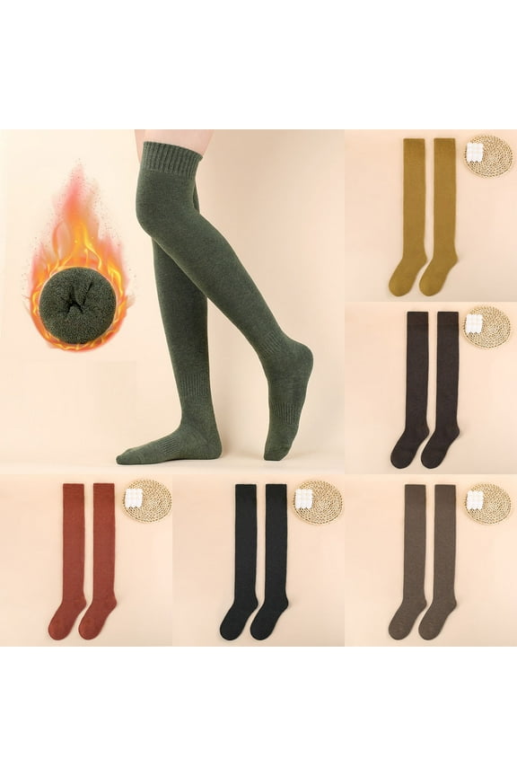 Women's Cable Knit Thigh High Boot Socks Over Knee High Home Indoor Long Leg Stockings Extra Long Winter Long Boot Leg Warmers