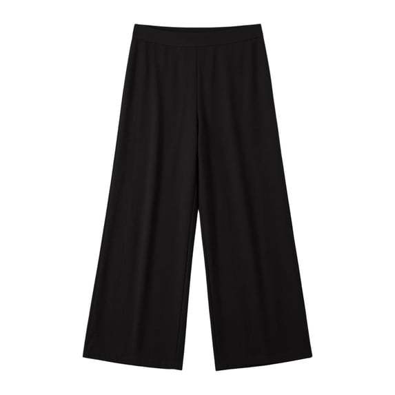 Utoimkio Women's High Waist Wide Leg Cropped Pants Casual Flowy Culottes for Women