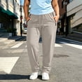 thumbnail image 1 of Utoimkio Women's Plus Size Straight Leg Athletic Pants,Drawstring Elastic Waist Workout Trousers with Zipper Side Pockets, 1 of 6