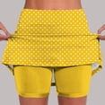 thumbnail image 1 of Utoimkio Women's Polka Dot Tennis Skirt with Built-in Shorts,High Waist Casual Athletic Skort for Golf & Workout, 1 of 5