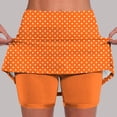 thumbnail image 1 of Utoimkio Women's Polka Dot Tennis Skirt with Built-in Shorts,High Waist Casual Athletic Skort for Golf & Workout, 1 of 5