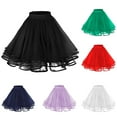 thumbnail image 1 of Utoimkio Women's Tutu Skirts Short Tulle Dress for Women Layered Pleated Mini Skirt Prom Party Skirt, 1 of 5