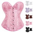 thumbnail image 1 of Utoimkio Women's Vintage Floral Camisole Tight Vest Floral Print Tie-up Tank Tops Suspender Corset, 1 of 8