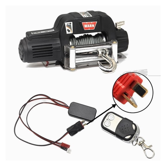 Utomotive Automatic Simulation Winch Suitable For 1:10 RC Remote Control Car Upgrade Accessories For Ship Car Truck