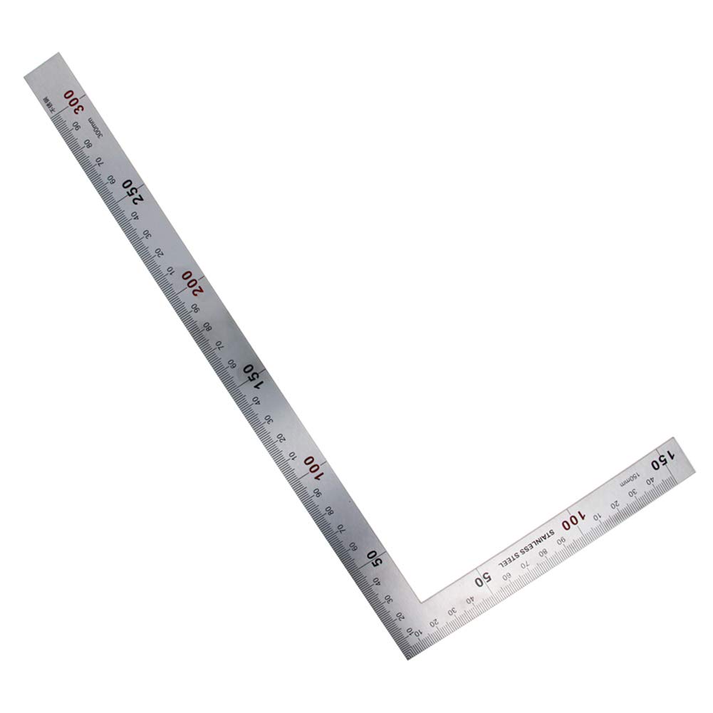 Utoolmart Right Angle Ruler, Framing Square Ruler, 150 x 300mm ...