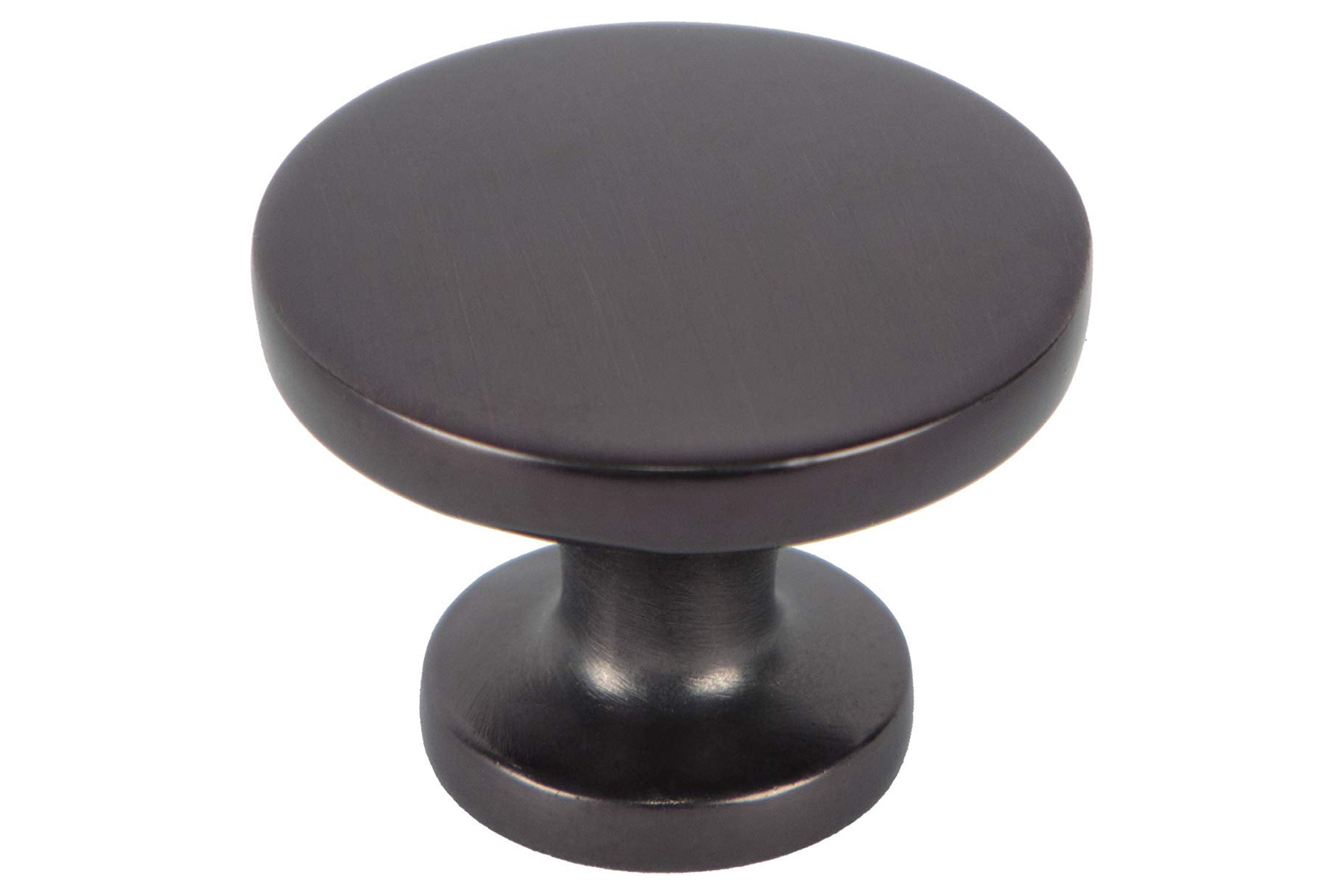 Utopia Alley 10pcs Emme Cabinet Ring Pull Knob - Decorative Cabinet Drop Pull Knobs for Cabinets and Drawers - Vintage Cabinet Hardware with Hand Finished Oil Rubbed Bronze - Pull Knobs 1.14"
