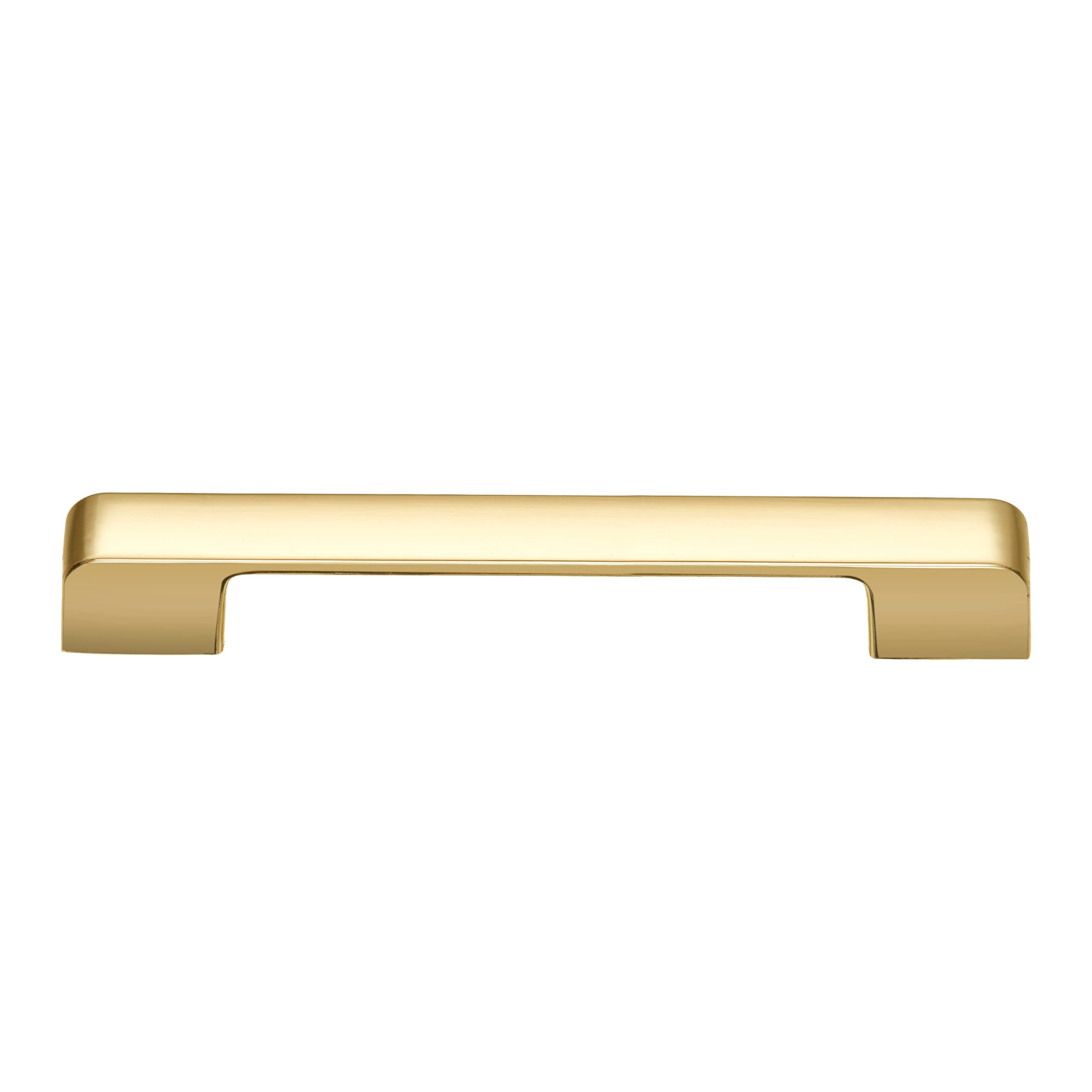 Utopia Alley 10pcs Marino Pull Handle - Decorative Cabinet Drop Pull Handles- Vintage Cabinet Hardware with Hand Finished Polished Gold - Metal Drawer Pull Handle, 5.0" Center to Center