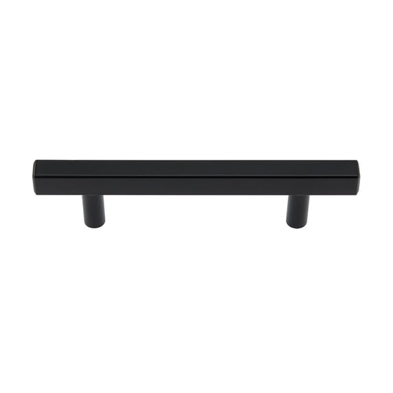 Utopia Alley 10pcs Oslo Pull Handle - Decorative Cabinet Drop Pull Handles- Vintage Cabinet Hardware with Hand Finished Matt Black - Metal Drawer Pull Handle, 3.75" Center to Center