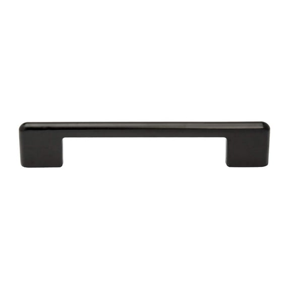 Utopia Alley 10pcs Taylor Pull Handle - Decorative Cabinet Drop Pull Handles- Vintage Cabinet Hardware with Hand Finished Matt Black - Metal Drawer Pull Handle, 5.0" Center to Center