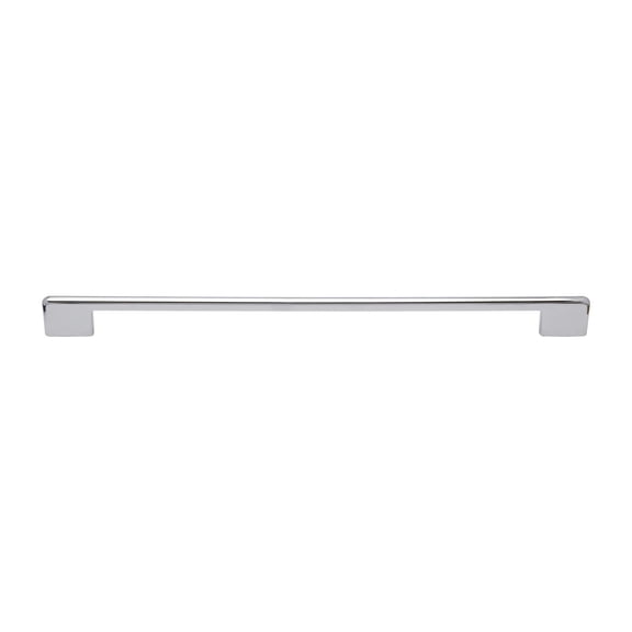 Utopia Alley 10pcs Taylor Pull Handle - Decorative Cabinet Drop Pull Handles- Vintage Cabinet Hardware with Hand Finished Polished Chrome - Metal Drawer Pull Handle, 12.5" Center to Center