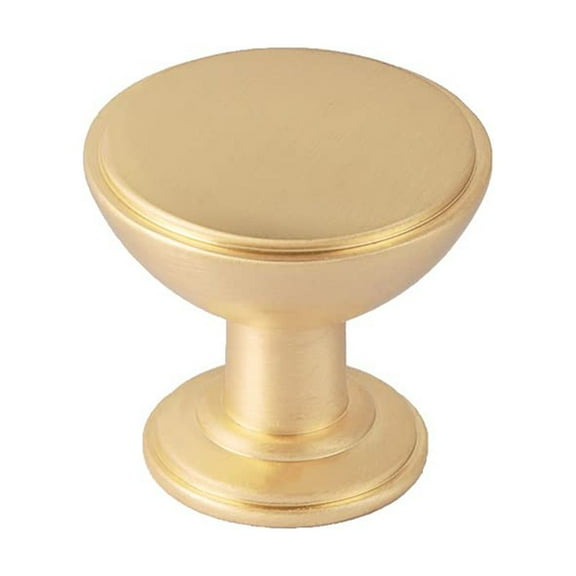 Utopia Alley 10pcs Venice Cabinet Ring Pull Knob - Decorative Cabinet Drop Pull Knobs for Cabinets and Drawers - Vintage Cabinet Hardware with Hand Finished Rose Gold - Metal Drawer Pull Knobs 1.17"