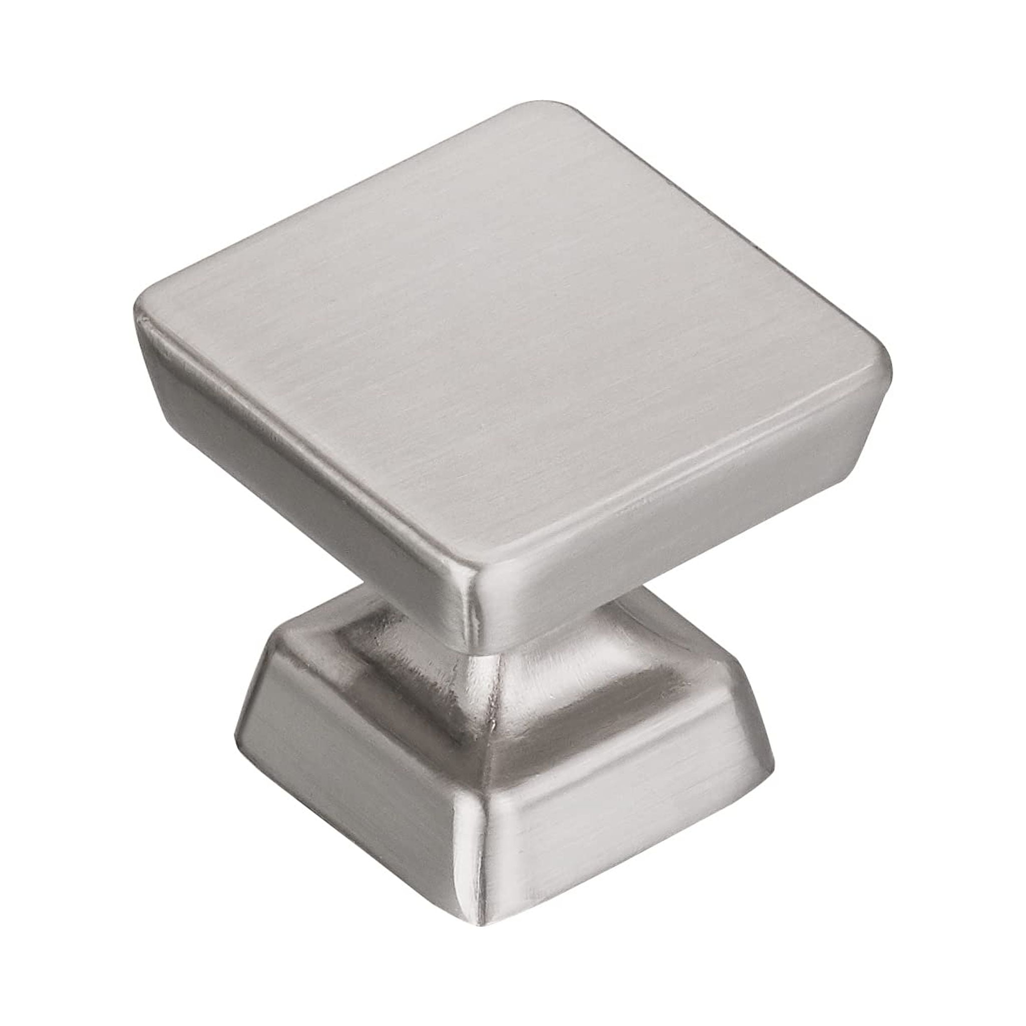 Utopia Alley 25pcs Bergen Cabinet Ring Pull Knob - Decorative Cabinet Drop Pull Knobs for Cabinets and Drawers - Vintage Cabinet Hardware with Hand Finished Brushed Nickel - Pull Knobs 1.16"
