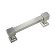 thumbnail image 1 of Utopia Alley 25pcs Brett Pull Handle - Decorative Cabinet Drop Pull Handles- Vintage Cabinet Hardware with Hand Finished Brushed Nickel - Metal Drawer Pull Handle, 3.78" Center to Center, 1 of 6