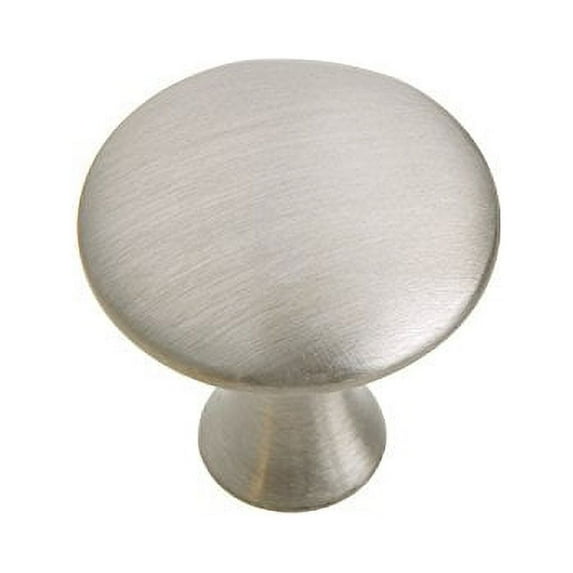 Utopia Alley 25pcs Charlton Cabinet Ring Pull Knob - Decorative Cabinet Drop Pull Knobs for Cabinets and Drawers - Vintage Cabinet Hardware with Hand Finished Brushed Nickel - 1 1/5"