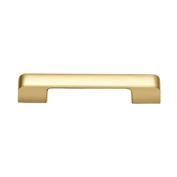 Utopia Alley 25pcs Marino Pull Handle - Decorative Cabinet Drop Pull Handles- Vintage Cabinet Hardware with Hand Finished Polished Gold - Metal Drawer Pull Handle, 3.75" Center to Center