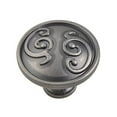 thumbnail image 1 of Utopia Alley 25pcs Roma Cabinet Ring Pull Knob - Decorative Cabinet Drop Pull Knobs for Cabinets and Drawers - Vintage Cabinet Hardware with Hand Finished Pewter - Metal Drawer Pull Knobs 1.3", 1 of 7