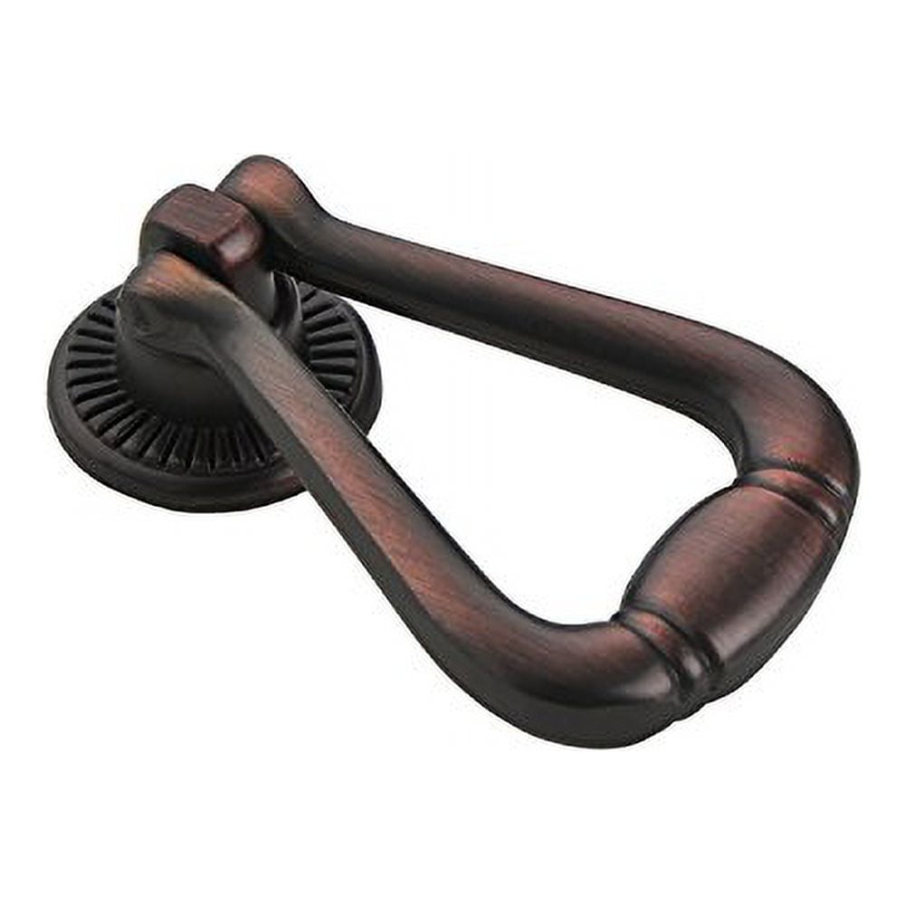 Utopia Alley 25pcs Soffi Cabinet Ring Pull Knob - Decorative Cabinet Drop Pull Knobs for Cabinets and Drawers - Vintage Cabinet Hardware with Hand Finished Oil Rubbed Bronze - Pull Knobs 2.0"