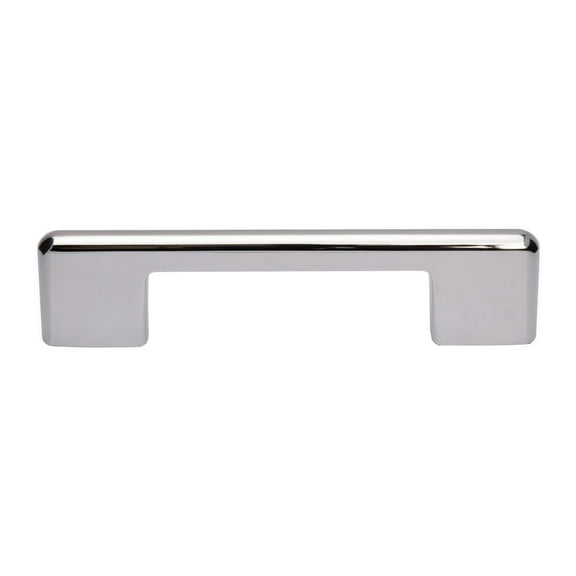Utopia Alley 25pcs Taylor Pull Handle - Decorative Cabinet Drop Pull Handles- Vintage Cabinet Hardware with Hand Finished Polished Chrome - Metal Drawer Pull Handle, 3.78" Center to Center