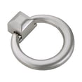 thumbnail image 1 of Utopia Alley 5pcs Anello Cabinet Ring Pull Knob - Decorative Cabinet Drop Pull Knobs for Cabinets and Drawers - Vintage Cabinet Hardware with Hand Finished Brushed Nickel - Pull Knobs 1.6", 1 of 6