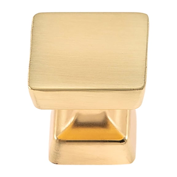 Utopia Alley 5pcs Bergen Cabinet Ring Pull Knob - Decorative Cabinet Drop Pull Knobs for Cabinets and Drawers - Vintage Cabinet Hardware with Hand Finished Brushed Brass - Pull Knobs 1.16"