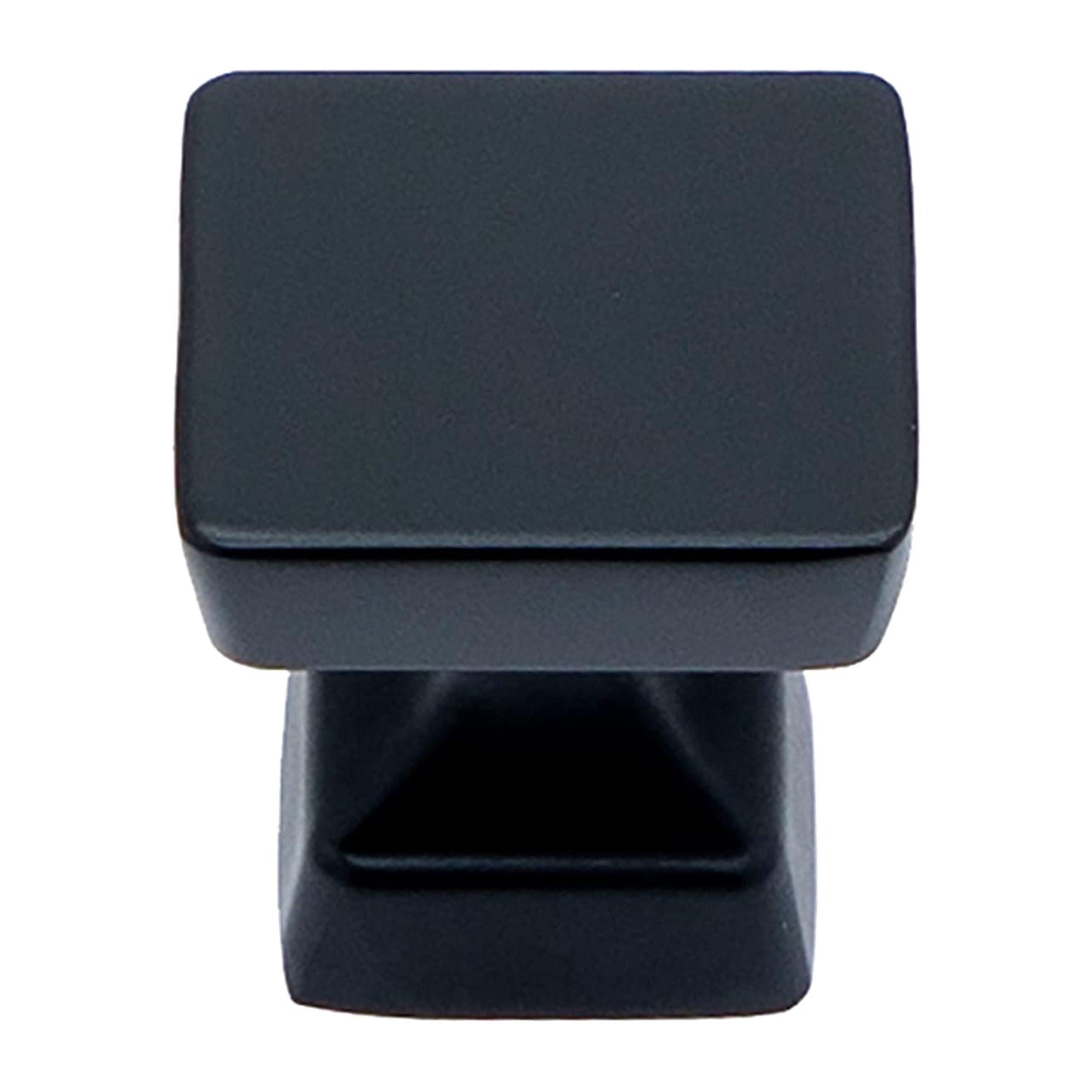 Utopia Alley 5pcs Bergen Cabinet Ring Pull Knob - Decorative Cabinet Drop Pull Knobs for Cabinets and Drawers - Vintage Cabinet Hardware with Hand Finished Matt Black - Metal Drawer Pull Knobs 1.16"