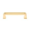 thumbnail image 1 of Utopia Alley 5pcs Bergen Pull Handle - Decorative Cabinet Drop Pull Handles- Vintage Cabinet Hardware with Hand Finished Brushed Brass - Metal Drawer Pull Handle, 3.75" Center to Center, 1 of 9