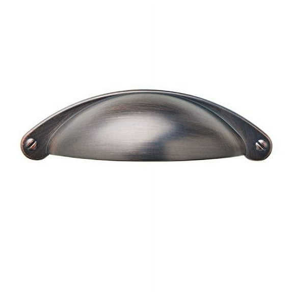 Utopia Alley 5pcs Elgin Bin Pull Handle - Decorative Cabinet Drop Pull Handles- Vintage Cabinet Hardware with Hand Finished Oil Rubbed Bronze - Metal Drawer Pull Handle, 2.5" Center to Center