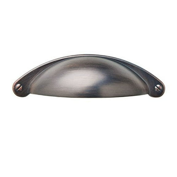 Utopia Alley 5pcs Elgin Bin Pull Handle - Decorative Cabinet Drop Pull Handles- Vintage Cabinet Hardware with Hand Finished Oil Rubbed Bronze - Metal Drawer Pull Handle, 2.5" Center to Center