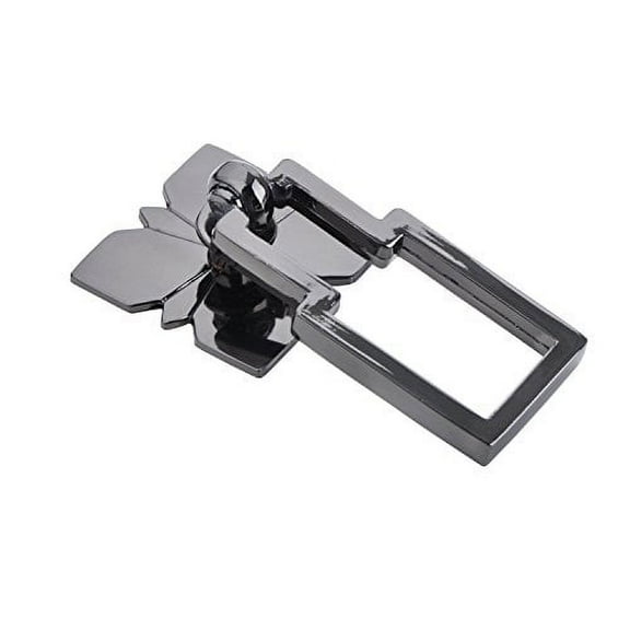 Utopia Alley 5pcs Steffi Cabinet Ring Pull Knob - Decorative Cabinet Drop Pull Knobs for Cabinets and Drawers - Vintage Cabinet Hardware with Hand Finished Gun Metal - Metal Drawer Pull Knobs 2.5"