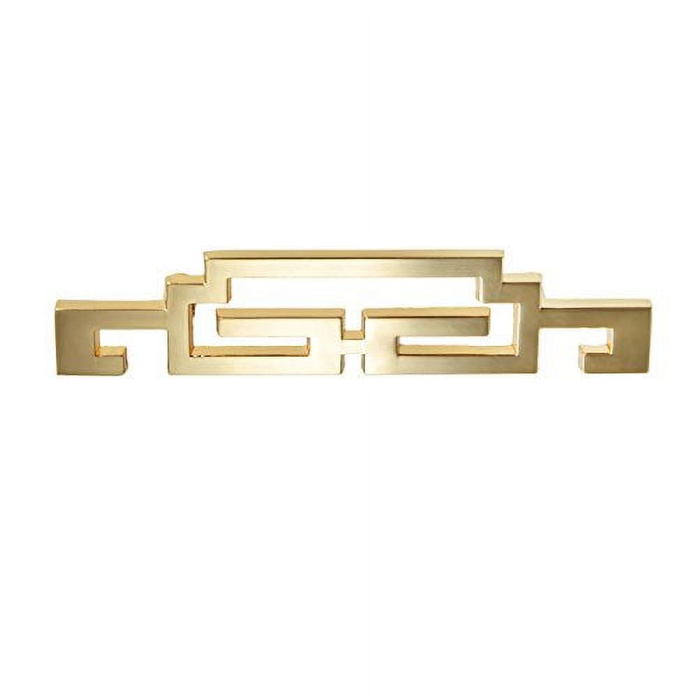 Utopia Alley 5pcs Steffi Pull Handle - Decorative Cabinet Drop Pull Handles- Vintage Cabinet Hardware with Hand Finished Polished Gold - Metal Drawer Pull Handle, 2.5" Center to Center