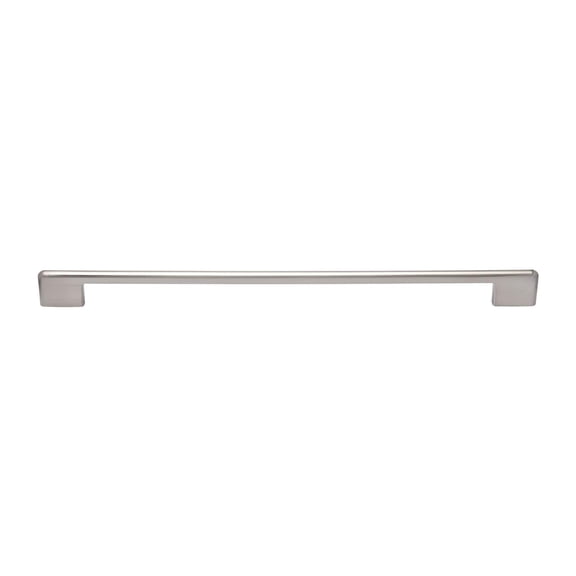 Utopia Alley 5pcs Taylor Pull Handle - Decorative Cabinet Drop Pull Handles- Vintage Cabinet Hardware with Hand Finished Brushed Nickel - Metal Drawer Pull Handle, 12.5" Center to Center