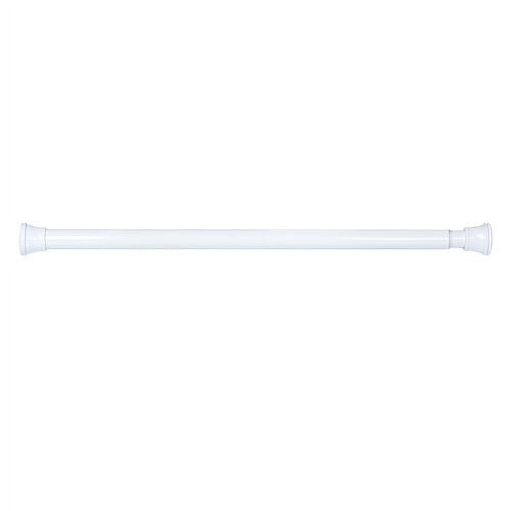 Royal Bath Steel Shower Curtain Tension Rod (41 inch  - 76 inch  Adjustable) - White main image 0