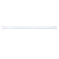 thumbnail image 1 of Utopia Alley Adjustable 40-Inch Shower Curtain Tension Rod - Rust-Proof Aluminum with PVC End Cap, No Drill Installation - Extendable, Retractable, Wall-to-Wall - Easy to Hang, White Finish, 1 of 7