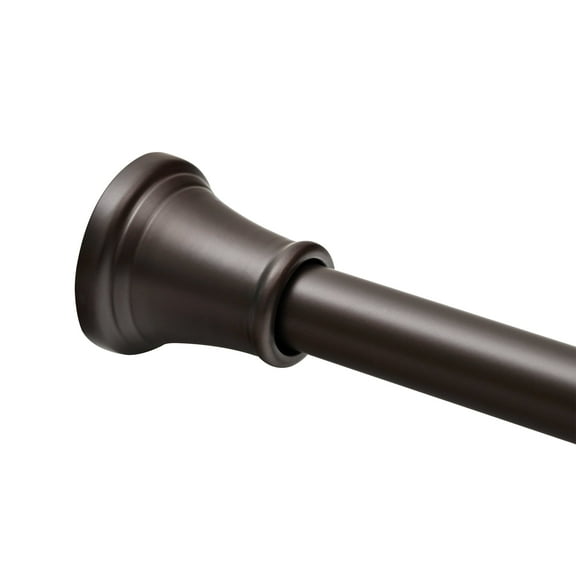 Utopia Alley Adjustable 72-In Shower Curtain Tension Rod - Rust-Proof Aluminum with Rubber End Cap, No Drill Installation - Extendable & Retractable, Wall-to-Wall - Easy to Hang, Oil Rubbed Bronze