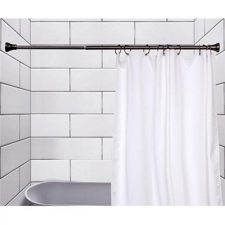 72 Inch Shower Curtain Rod  Shower curtain rods, Curtain rods, Shower rod