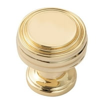 Utopia Alley Cabinet Knob, Polished Gold