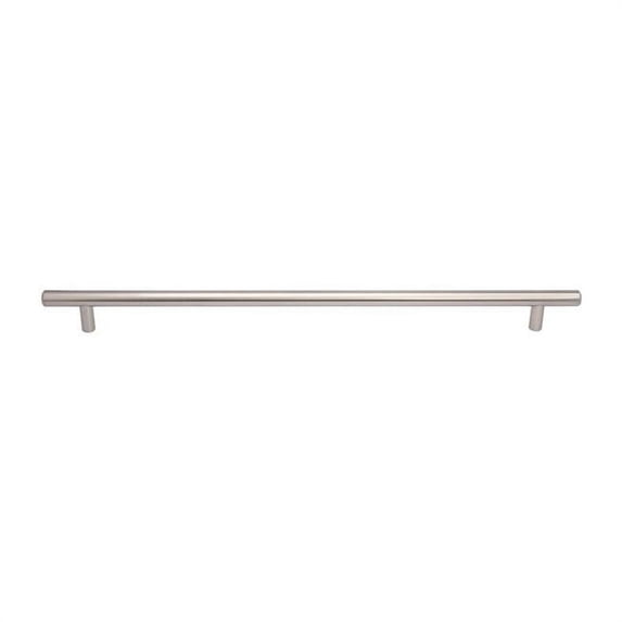 Utopia Alley Carli Pull Handle - Decorative Cabinet Drop Pull Handles- Vintage Cabinet Hardware with Hand Finished Brushed Nickel - Metal Drawer Pull Handle, 12.5" Center to Center