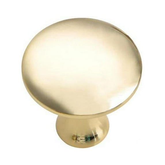 Utopia Alley Charlton Cabinet Ring Pull Knob - Decorative Cabinet Drop Pull Knobs for Cabinets and Drawers - Vintage Cabinet Hardware with Hand Finished Polished Gold - Metal Drawer Pull Knobs 1 1/5"