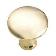 Utopia Alley Charlton Cabinet Ring Pull Knob - Decorative Cabinet Drop Pull Knobs for Cabinets and Drawers - Vintage Cabinet Hardware with Hand Finished Polished Gold - Metal Drawer Pull Knobs 1 1/5"
