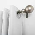 thumbnail image 1 of UTOPIA ALLEY Wall Mounted 3/4 Inch Curtain Rod - Curtain Rods For Windows 48 to 86 Inch, Adjustable Drapery Rods, Satin Nickel Bedroom Curtain Rods, Tapestry Poles (Satin Nickel, 48"-86"), 1 of 10
